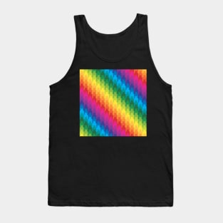 Rainbow Houndstooth Tank Top